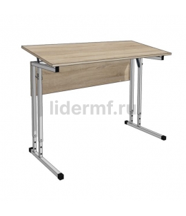 Стол ученический 2-местный регулируемый по высоте и углу наклона столешницы